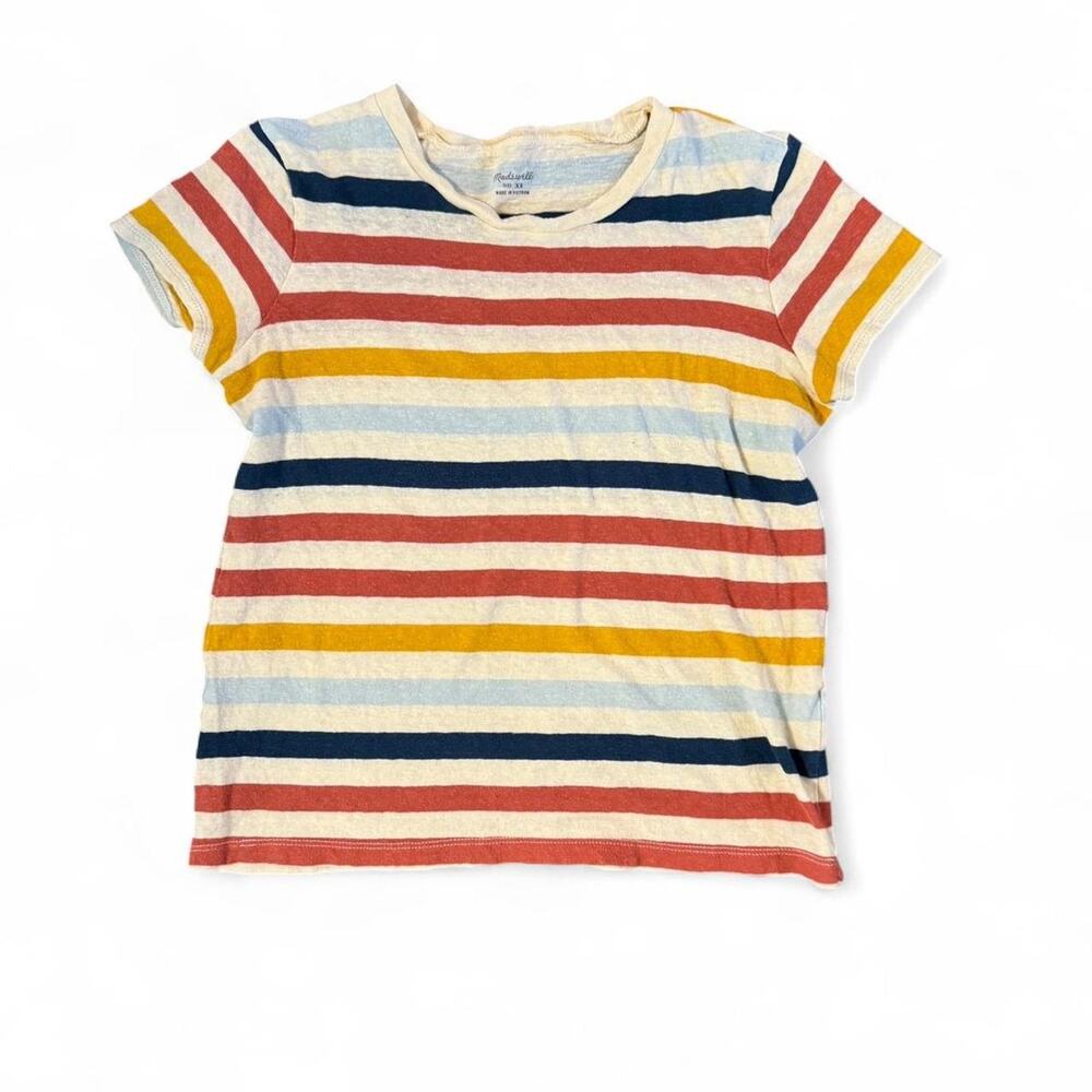 Madewell striped cotton tee in